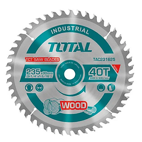 LƯỠI CƯA GỖ HỢP KIM TCT 60 RĂNG SIZE TỪ 180MM-350MM TOTAL - HÀNG CHÍNH HÃNG