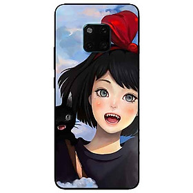 Ốp lưng in cho Huawei Mate 20 Pro Mẫu Cô Gái Tóc Ngắn