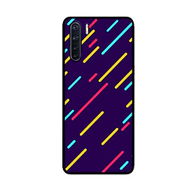Ốp Lưng in cho Oppo A91 Mẫu Đường Sắc Màu - Hàng Chính Hãng