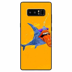 Ốp lưng dành cho Samsung Note 8 mẫu Cá Mập Mờ