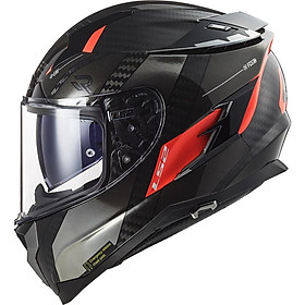 MŨ BẢO HIỂM FULLFACE 2 KÍNH LS2 FF327 CHALLENGER CARBON - GARA20