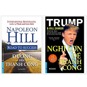 Sách - Combo Đường đến thành công + Nghĩ lớn để thành công - FirstNews