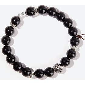 Vòng tay đá thiên thach phối đồng tiền Ngọc Quý Gemstones