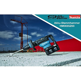 MÁY ĐỤC BÊ TÔNG DÙNG PIN 40VX2 (KHÔNG KÈM PIN VÀ ĐẾ SẠC) MAKITA HM002GZ03 - HÀNG CHÍNH HÃNG
