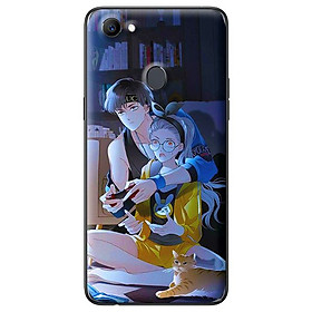 Ốp lưng cho Oppo F7 GIRL 136 - Hàng chính hãng