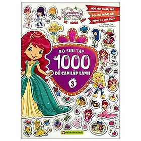 Sách - Cô Bé Bánh Dâu - Bộ Sưu Tập 1000 Đề Can Lấp Lánh Quyển 3 - Tân Việt Books