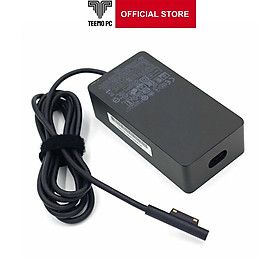 Sạc Tương Thích Cho Microsoft Surface Laptop Adapter 15V-4A -65 Walt - Hàng Nhập Khẩu New Seal TEEMO PC TEAC1322