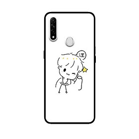 Ốp Lưng in cho Oppo A8 Mẫu Chàng Đáng Yêu - Hàng Chính Hãng