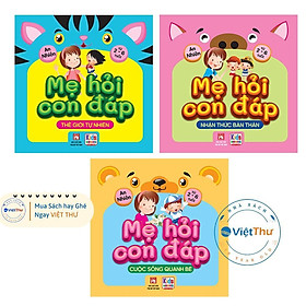 Sách - Mẹ Hỏi Con Đáp - Cuộc Sống Quanh Bé + Thế Giới Tự Nhiên + Nhận Thức Bản Thân - Việt Thư
