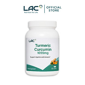 VIÊN UỐNG CHIẾT XUẤT NGHỆ LAC TURMERIC CURCUMIN 1055MG (60 VIÊN)