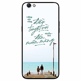 Ốp lưng in cho Oppo A83 Mẫu Điều Tuyệt Vời