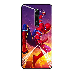 Ốp Lưng in cho Xiaomi Redmi K20 Pro Mẫu Người Nhện Mắt Sáng - Hàng Chính Hãng