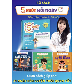 Bộ sách 5 phút mỗi ngày - Đậu Ngọt ( Cô Phan Hồ Điệp)
