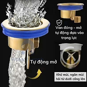 Nắp Cống Thoát Nước Bằng Đồng – Combo 2 Cái, Chống Mùi Hôi & Côn Trùng Vào Nhà
