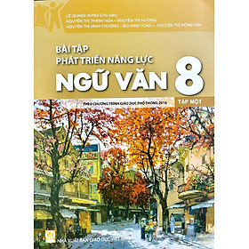 Sách - Bài tập phát triển năng lực Ngữ văn lớp 8 tập 1+2 (HEID)