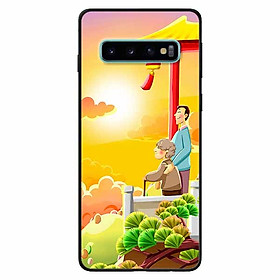 Ốp lưng dành cho Samsung S10 Plus mẫu Tình Cha Mẹ Con