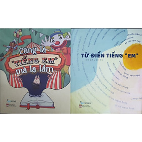 Sách combo 2 cuốn từ điển tiếng em và Cũng là tiếng em mà lạ lắm Tặng bookmark Vadata