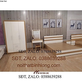 Combo trọn bộ giường tủ tab bàn trang điểm