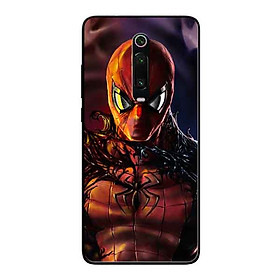 Ốp Lưng in cho Xiaomi Redmi K20 Pro Mẫu Người Nhện Cầm Khiên - Hàng Chính Hãng
