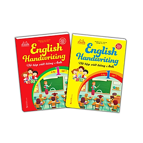 Sách - Combo English Handwriting Vở tập viết tiếng anh lớp 1 (2 cuốn)
