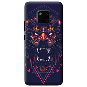 Ốp lưng in cho Huawei Mate 20 Pro mẫu Sư Tử - Hàng chính hãng