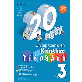 20 Ngày Ôn Tập Toàn Diện Kiến Thức Tiếng Anh
