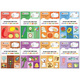 Bộ Sách Bé Tập Tô Phát Triển Tư Duy - Câu Đố Tư Duy (Bộ 8 Cuốn)