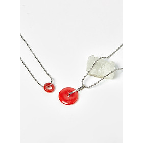 Cặp 2 mặt dây chuyền đồng điếu cẩm thạch huyết mệnh hỏa,t hổ - Ngọc Quý Gemstones
