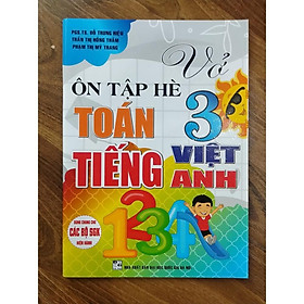 Sách - Vở ôn tập hè Toán Tiếng Việt Tiếng Anh 3