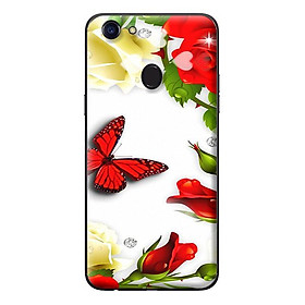 Ốp lưng cho Oppo F5 Youth BƯỚM ĐỎ 1 - Hàng chính hãng