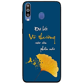 Ốp lưng dành cho Samsung M30 mẫu Chiếc Lá Vô Thường