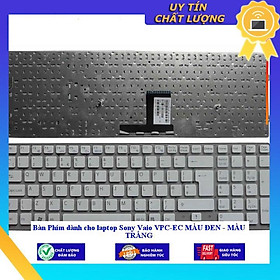 Bàn Phím dùng cho laptop Sony Vaio VPC-EC MÀU ĐEN - MÀU TRẮNG  - MÀU TRẮNG MIKEY2342 - Hàng Nhập Khẩu New Seal