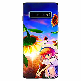 Ốp lưng dành cho Samsung S10 Plus mẫu Cô Gái Hướng Dương Buồn