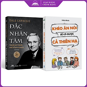 Sách - Combo Đắc Nhân Tâm + Khéo Ăn Nói Sẽ Có Được Cả Thiên Hạ - Tiên Phong Books