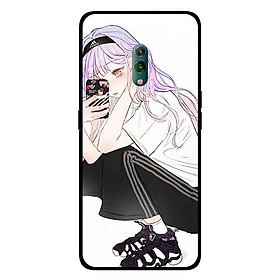 Ốp Lưng in cho Oppo K3 Mẫu Nàng Cá Tính Áo Trắng - Hàng Chính Hãng