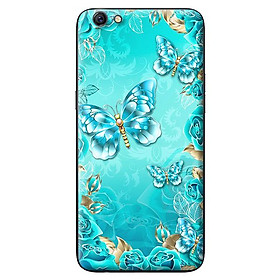 Ốp lưng cho Oppo A83 BƯỚM XANH 1 - Hàng chính hãng