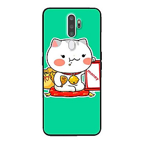 Ốp Lưng in cho Oppo A9 2020 Mẫu Mèo May Mắn 4 - Hàng Chính Hãng