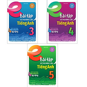 Sách - Bài Tập Bổ Trợ Nâng Cao Tiếng Anh Lớp 3, 4, 5 - Combo 3 Cuốn - Megabook
