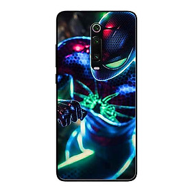 Ốp Lưng in cho Xiaomi Redmi K20 Mẫu Người nhện Nền Thành Phố - Hàng Chính Hãng