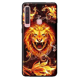 Ốp lưng in cho Samsung Galaxy A9 2018 mẫu Sư Tử Lửa 1 - Hàng chính hãng