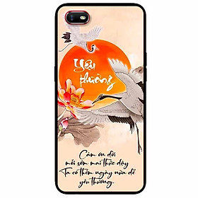 Ốp lưng in cho Oppo A1K Mẫu Yêu Thương