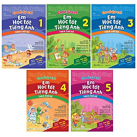 Sách - English Fighting Good And Great - Em Học Tốt Tiếng Anh Tiểu Học - Lớp 1, 2 ,3, 4, 5 - Combo 5 Cuốn - Megabook
