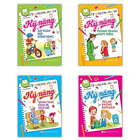 Sách - Kỹ Năng Sống Cho Trẻ - Combo 4 Chủ Đề - Việt Thư
