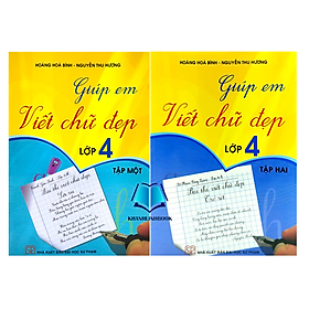 Sách - Combo giúp em viết chữ đẹp lớp 4 - tập 1 + 2 (KP)