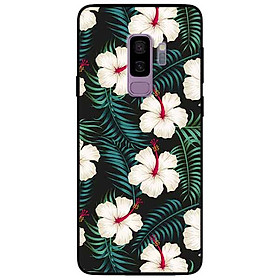 Ốp lưng in cho Samsung S9 Plus Mẫu Hoa Trắng