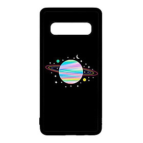 Ốp lưng điện thoại dành cho Samsung S10 Plus Vệ Tinh Nền Đen