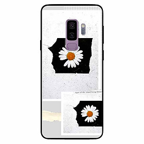 Ốp lưng in cho Samsung S9 Plus Mẫu Hai Khung Hoa Cúc