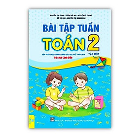Sách - Bài Tập Tuần Toán 2 tập 1 - Biên soạn theo chương trình GDPT mới (cánh diều)
