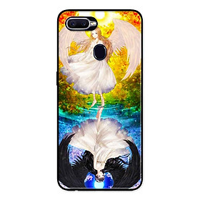 Ốp Lưng in cho Oppo A5s Mẫu Thiên Thần Ác Quỷ - Hàng Chính Hãng