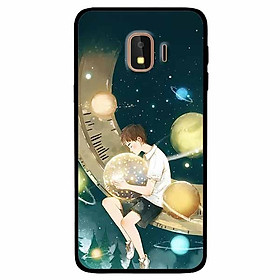 Ốp lưng dành cho Samsung J4 2018 mẫu Cậu Bé Ôm Trăng